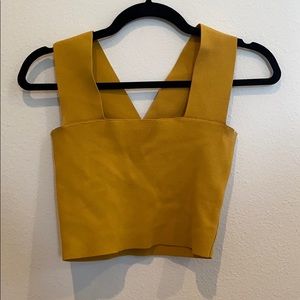 Cute yellow tank top